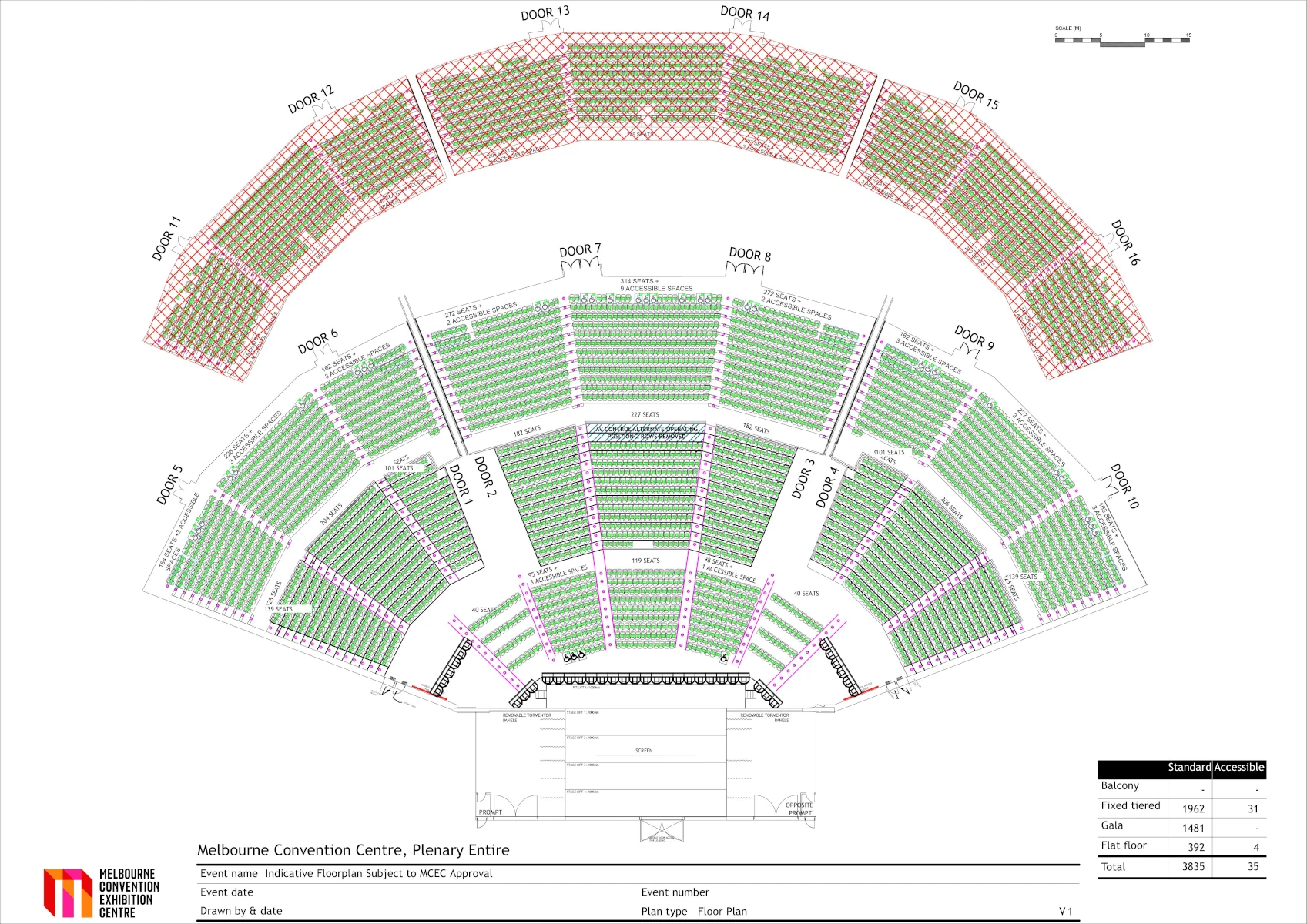 Entire Plenary - Concert Mode 2 Rows